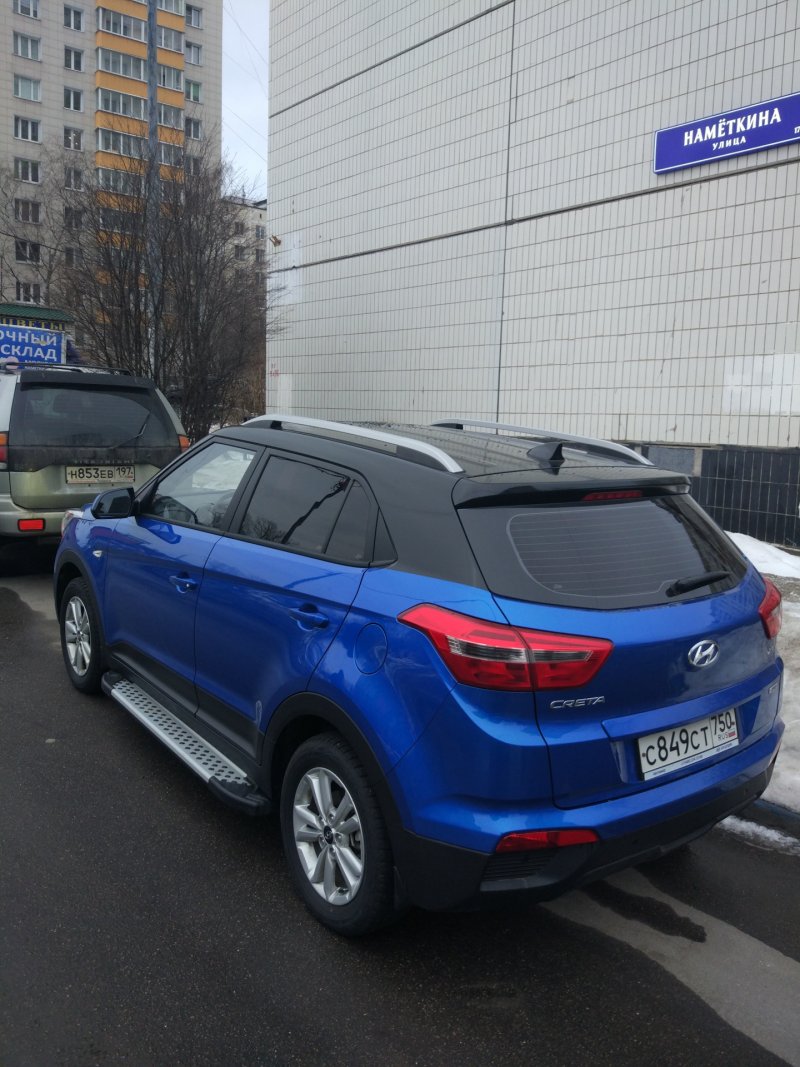 Hyundai Creta белая с черной крышей