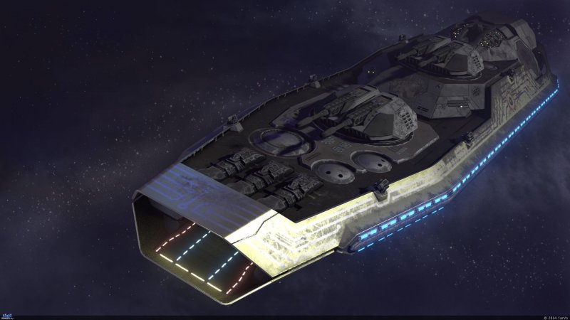 Космический линкор Sci Fi