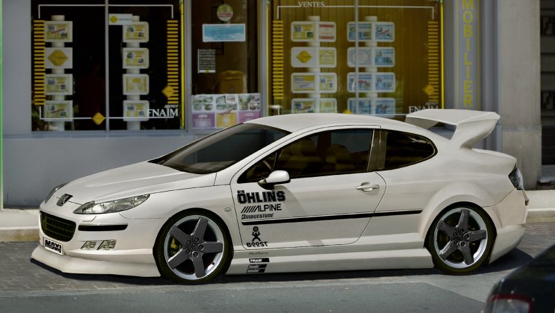 Peugeot 407 купе обвес