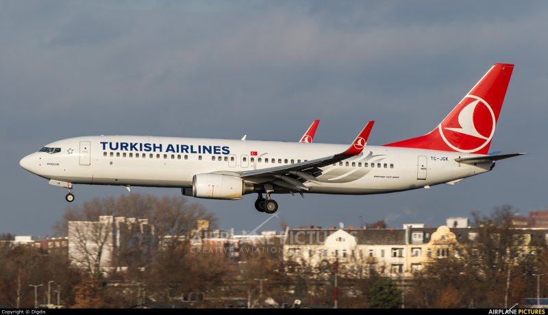 Turkish Airlines, 737-800 (Winglets)