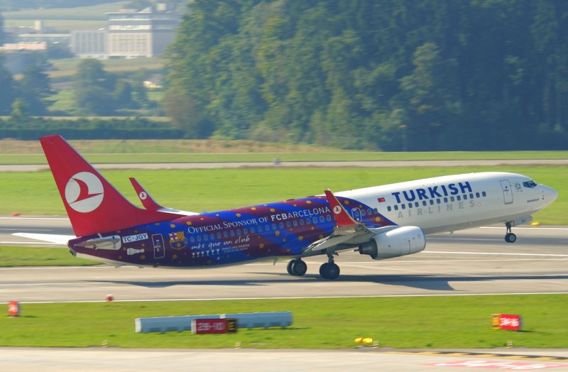 Боинг 737 турецкие авиалинии