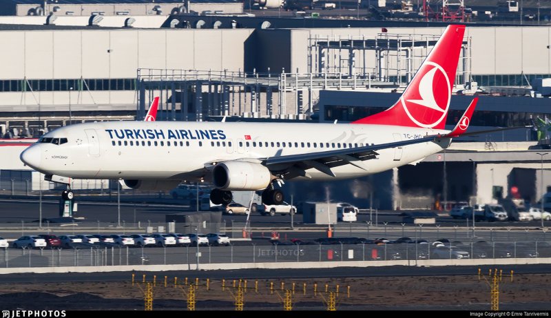 Turkish Airlines 737 800 салон
