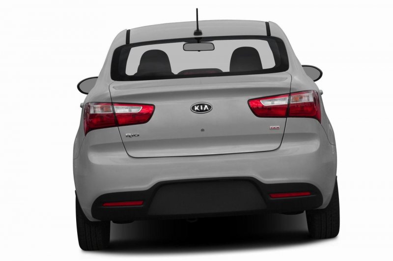 Kia Rio Style 2021 sedan сзади