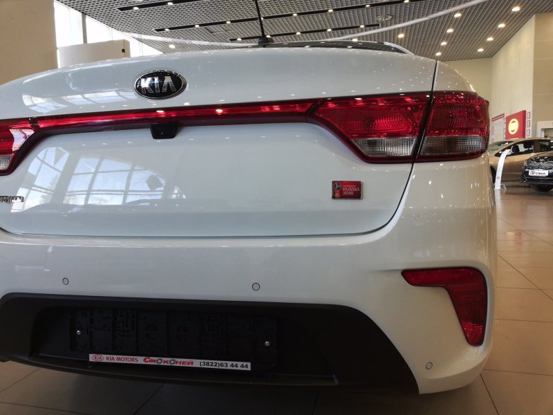 Kia Rio 2020 парктроник