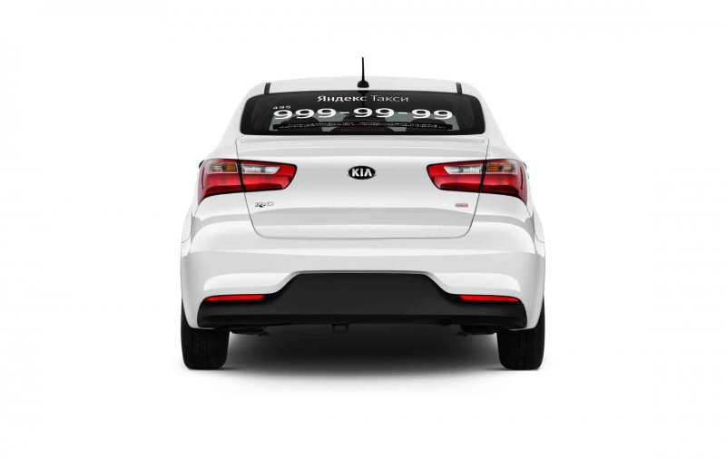 Kia Rio 2017 седан сзади