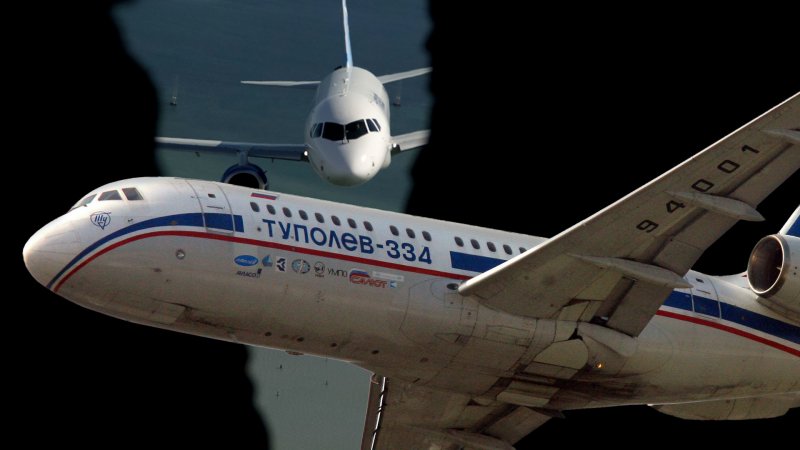 Ту-334 пассажирский самолёт
