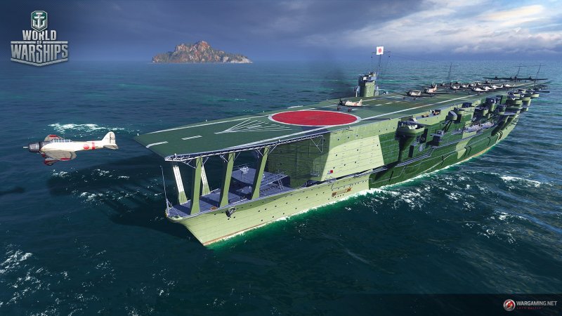 Авианосец Kaga World of Warships