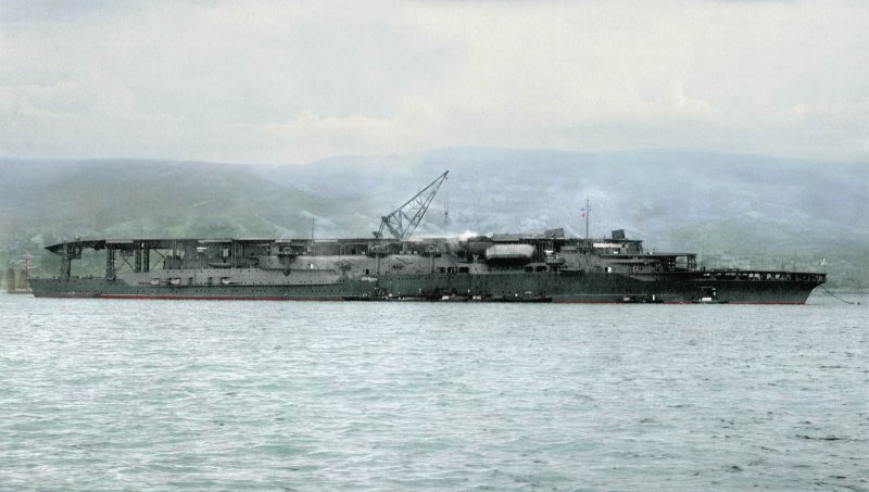 Японский авианосец Akagi