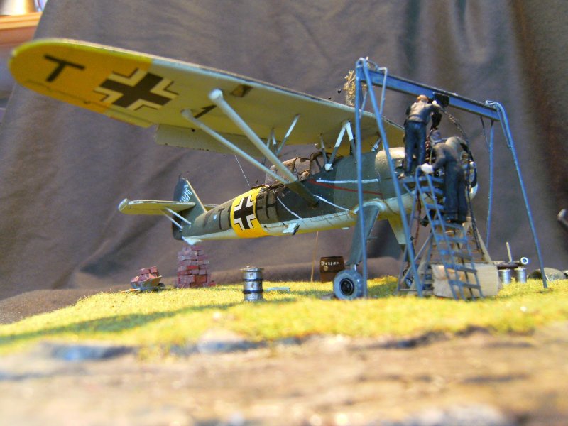 HS 126b-1 германский самолет-разведчик II МВ