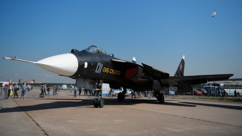 Су47 Беркут съемка на Макс Жуковский
