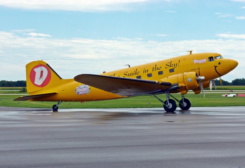 Дуглас DC-3 пассажирский салон