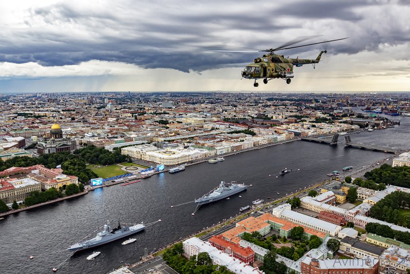 Парад ВМФ В Санкт-Петербурге 2021 Авиация