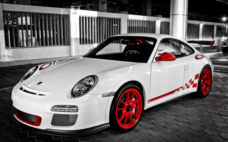 Порше 911 gt3 белый