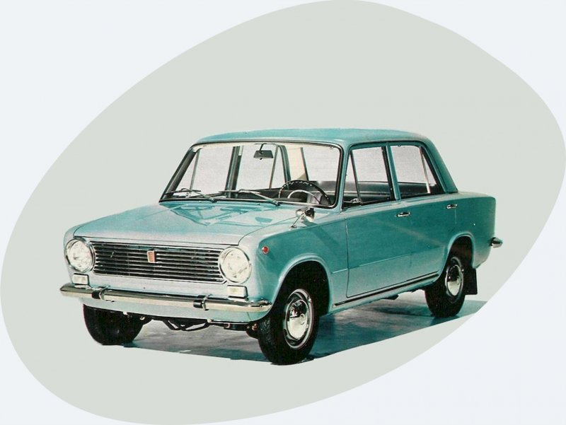 Fiat 124 и ВАЗ 2101