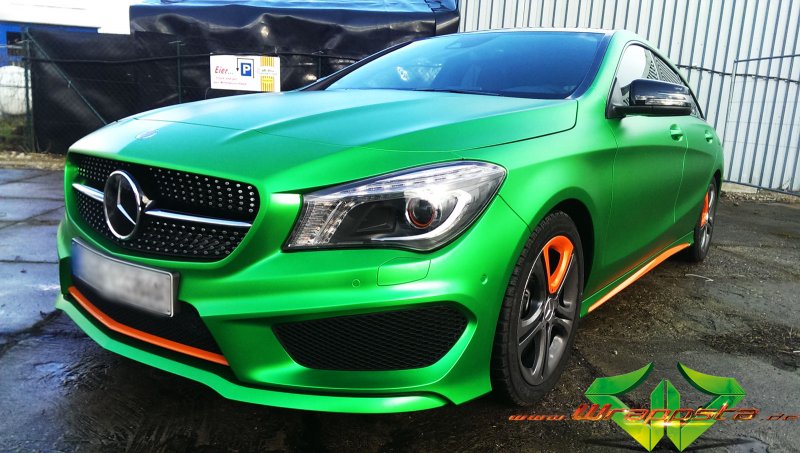 Mercedes CLA 1.6 салатовый