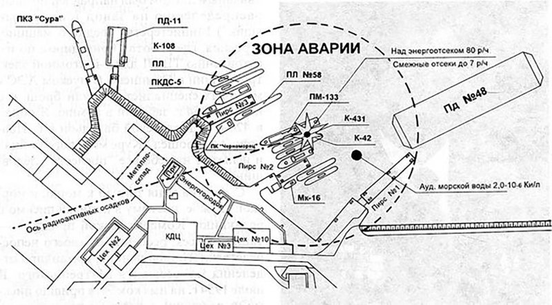 К-431 радиационная авария в Чажме