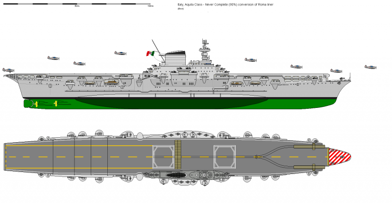 Итальянский авианосец Aquila