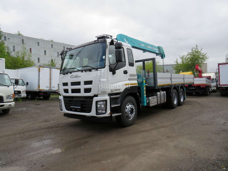 Манипулятор Isuzu Giga зеленый