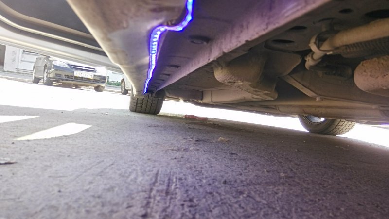 Passat b6 подсветка днища