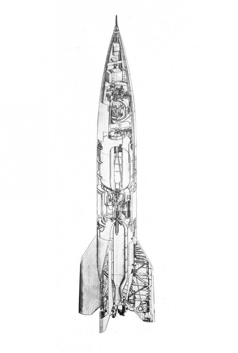 V-2 Rocket Cutaway