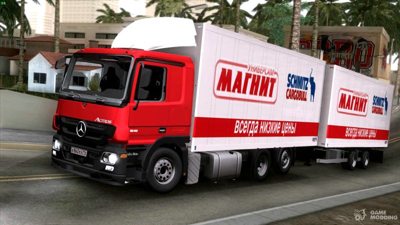 Мерседес Актрос магнит