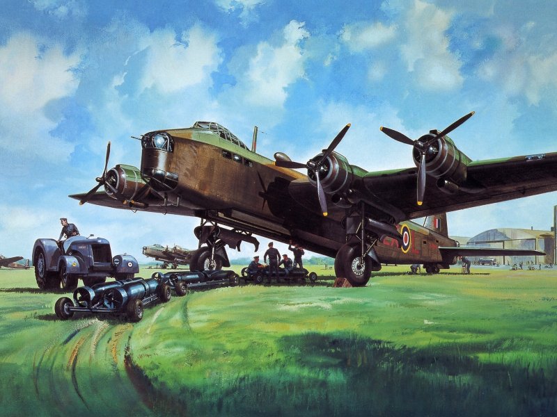 Четырехмоторный short Stirling
