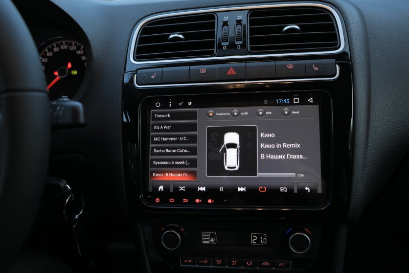 Штатная мультимедиа VW Polo