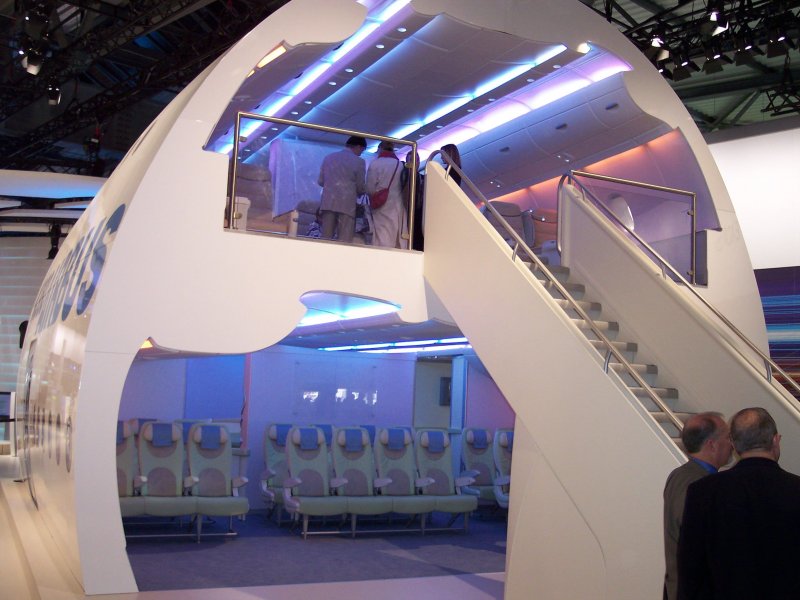 Airbus a380 в разрезе