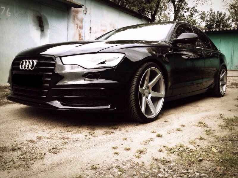 Audi a6 черная