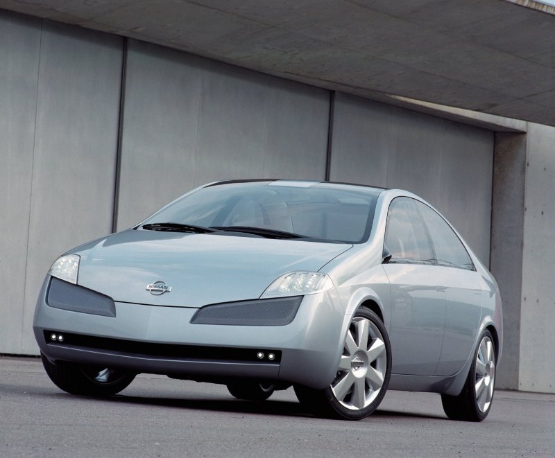 Nissan primera p12 зеленая