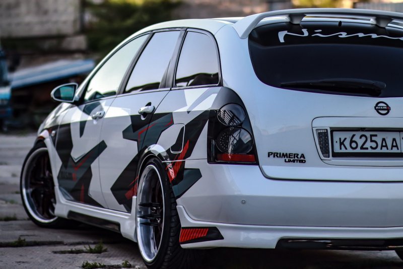 Nissan primera р12 белая