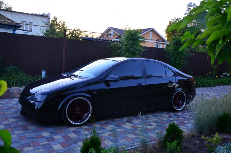 Nissan primera 2002 Tuning черный