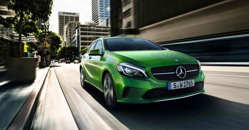 Mercedes a180 зеленый