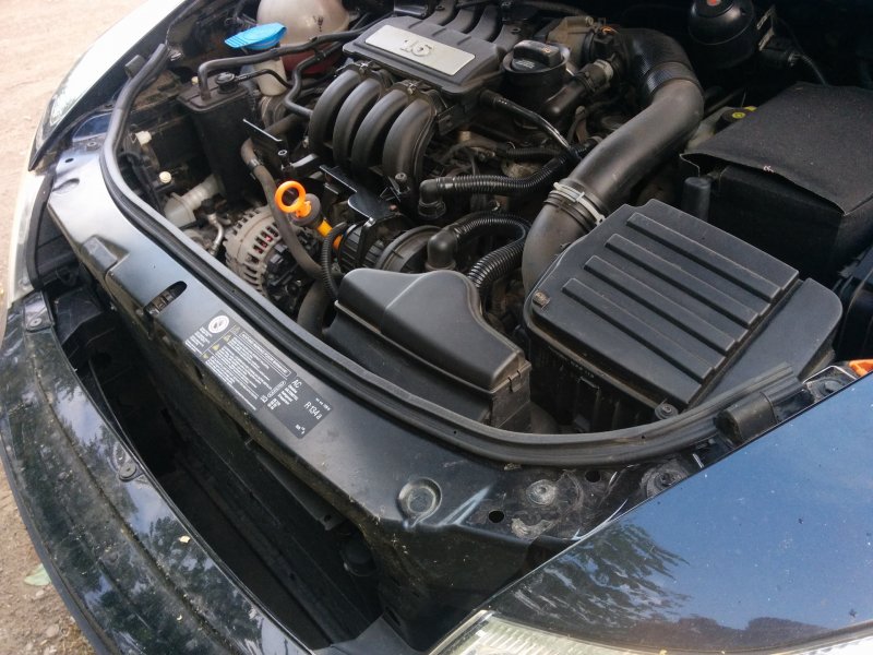 Skoda Octavia a5 1.6 MPI под капотом