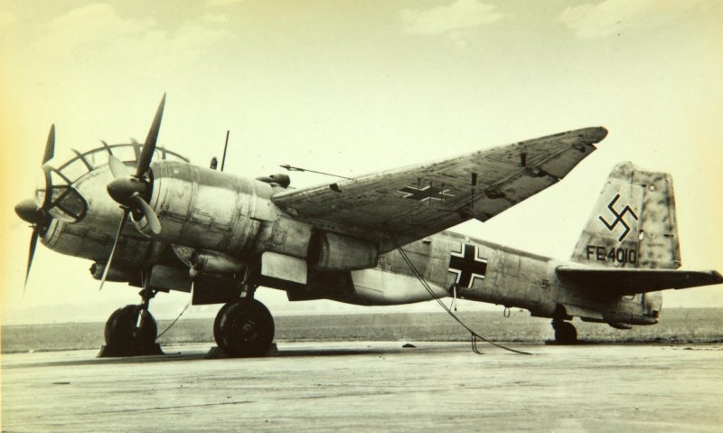Немецкий бомбардировщик ю-88