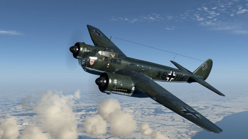 Немецкий бомбардировщик ю-88