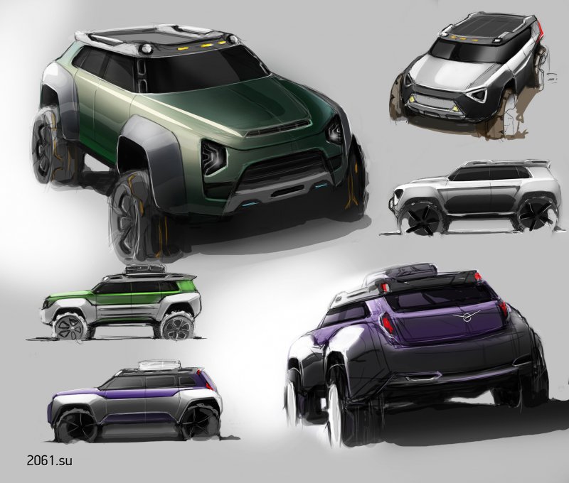 УАЗ Патриот прототип концепт