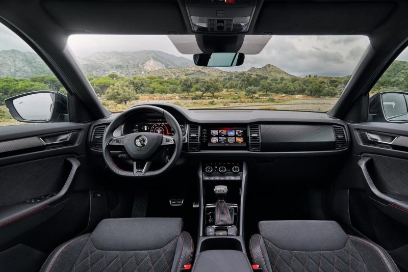 Skoda Kodiaq 2018 интерьер