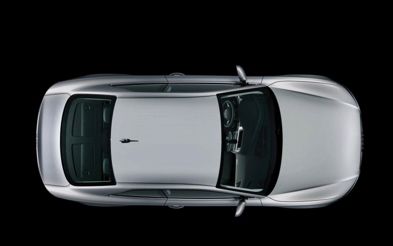 Jaguar f Type 2014 вид сверху