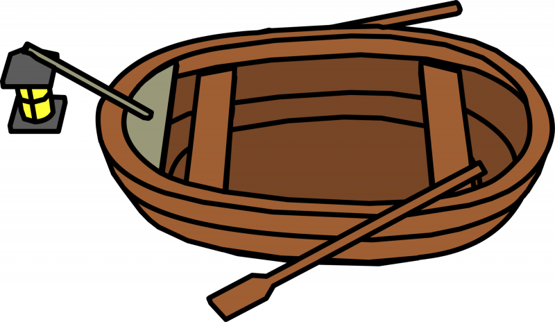 Лодка мультяшная