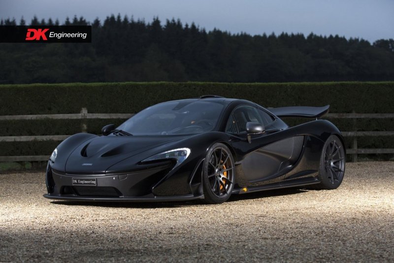MCLAREN p1 черный матовый