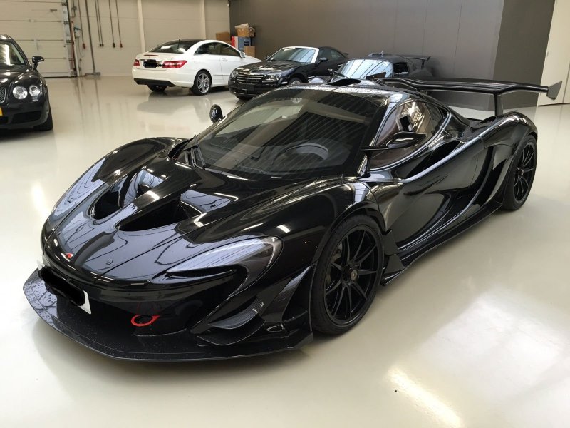Макларен p1 чёрный