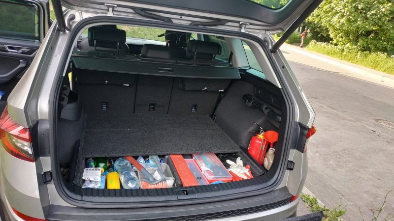 Škoda Kodiaq салон и багажник