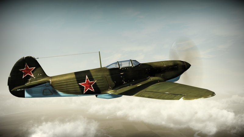 Советский истребитель "як-1б"