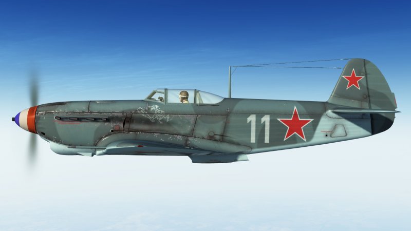 Советский истребитель "як-1б"