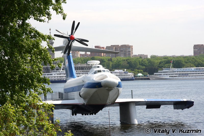 Экраноплан Лунь пуск
