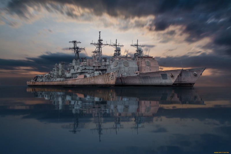 Старые военные корабли