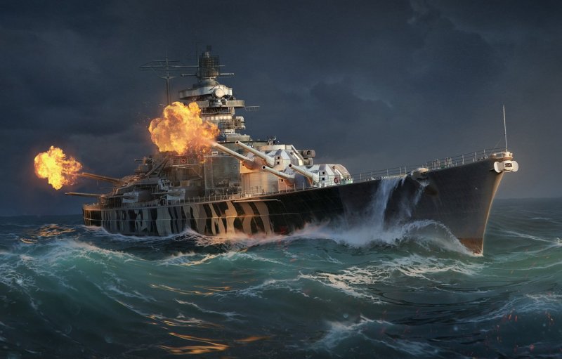 Бисмарк линкор World of Warships