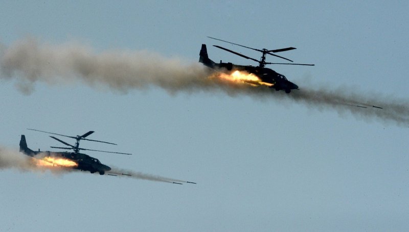 Ка-52 вертолёт Аллигатор в Сирии