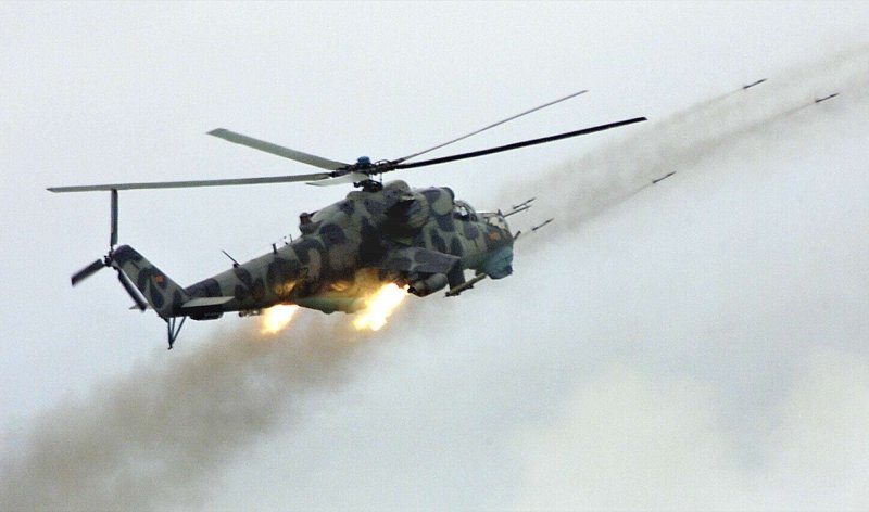 Ми-24 вертолёт Сирия